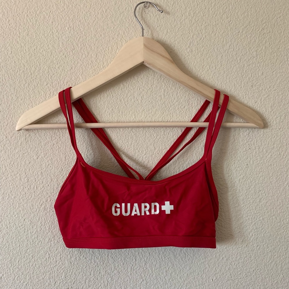 Lifeguard bikini top